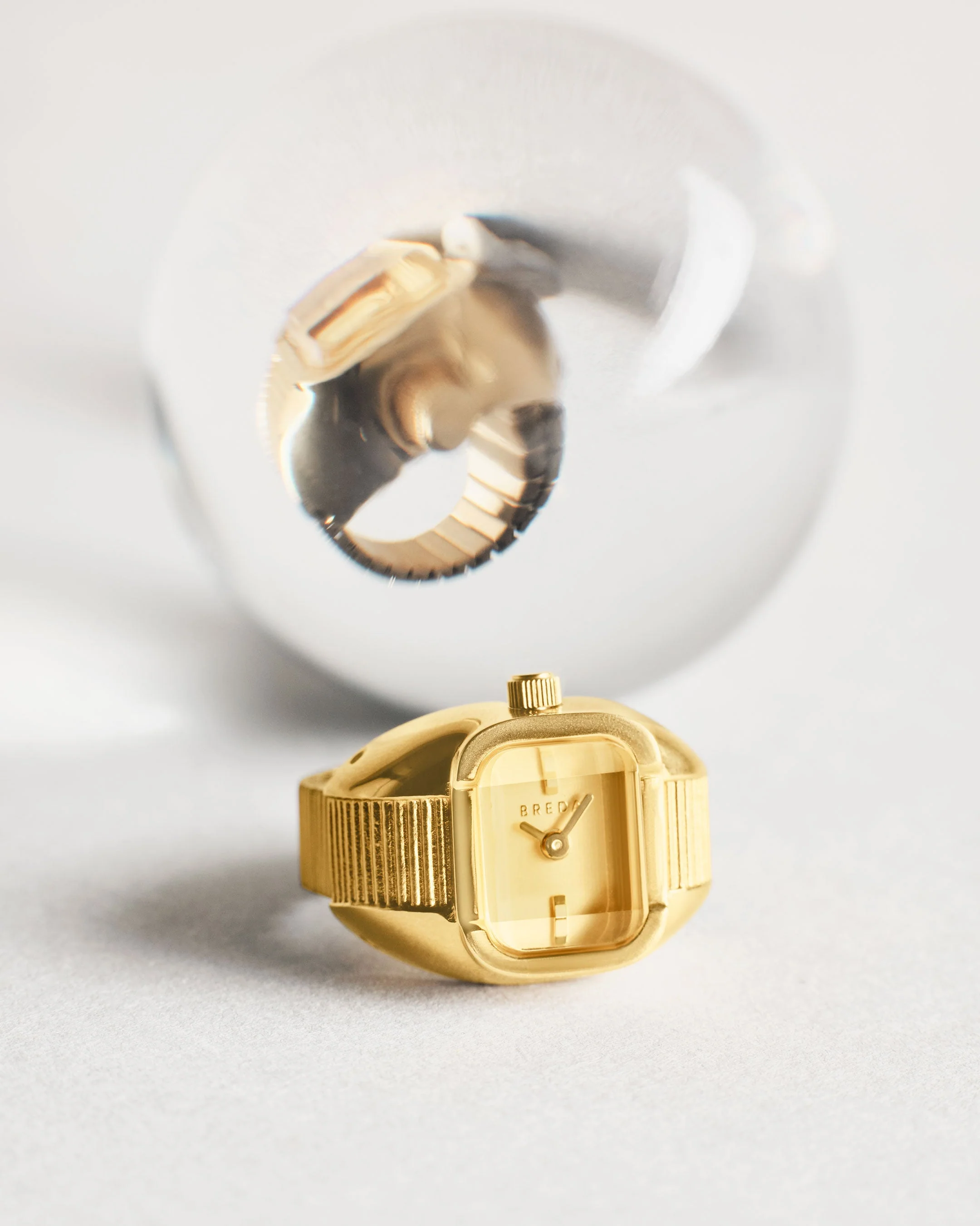 Nocturne Time Ring - Deep Gold/Amber - Image 8