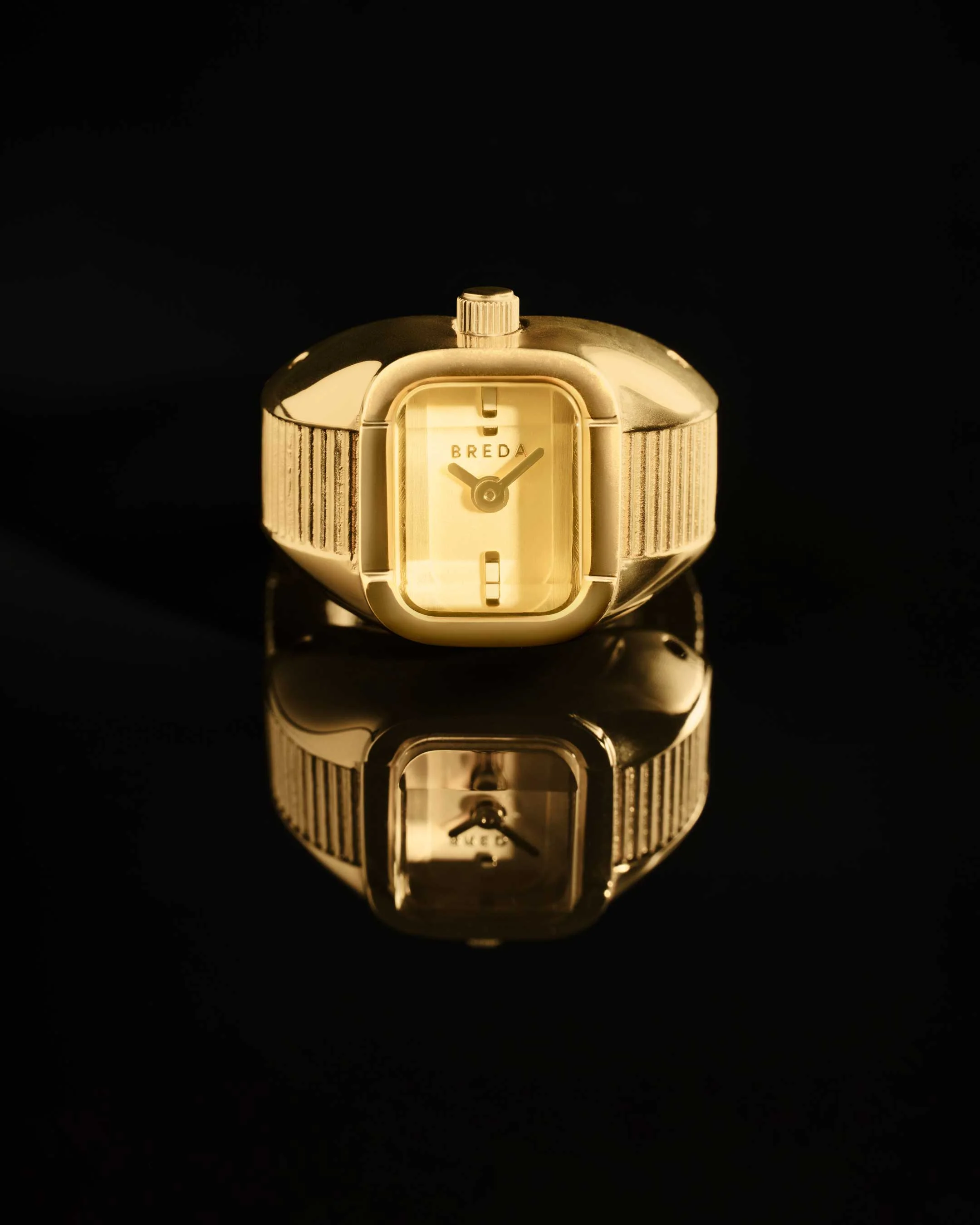 Nocturne Time Ring - Deep Gold/Amber - Image 9