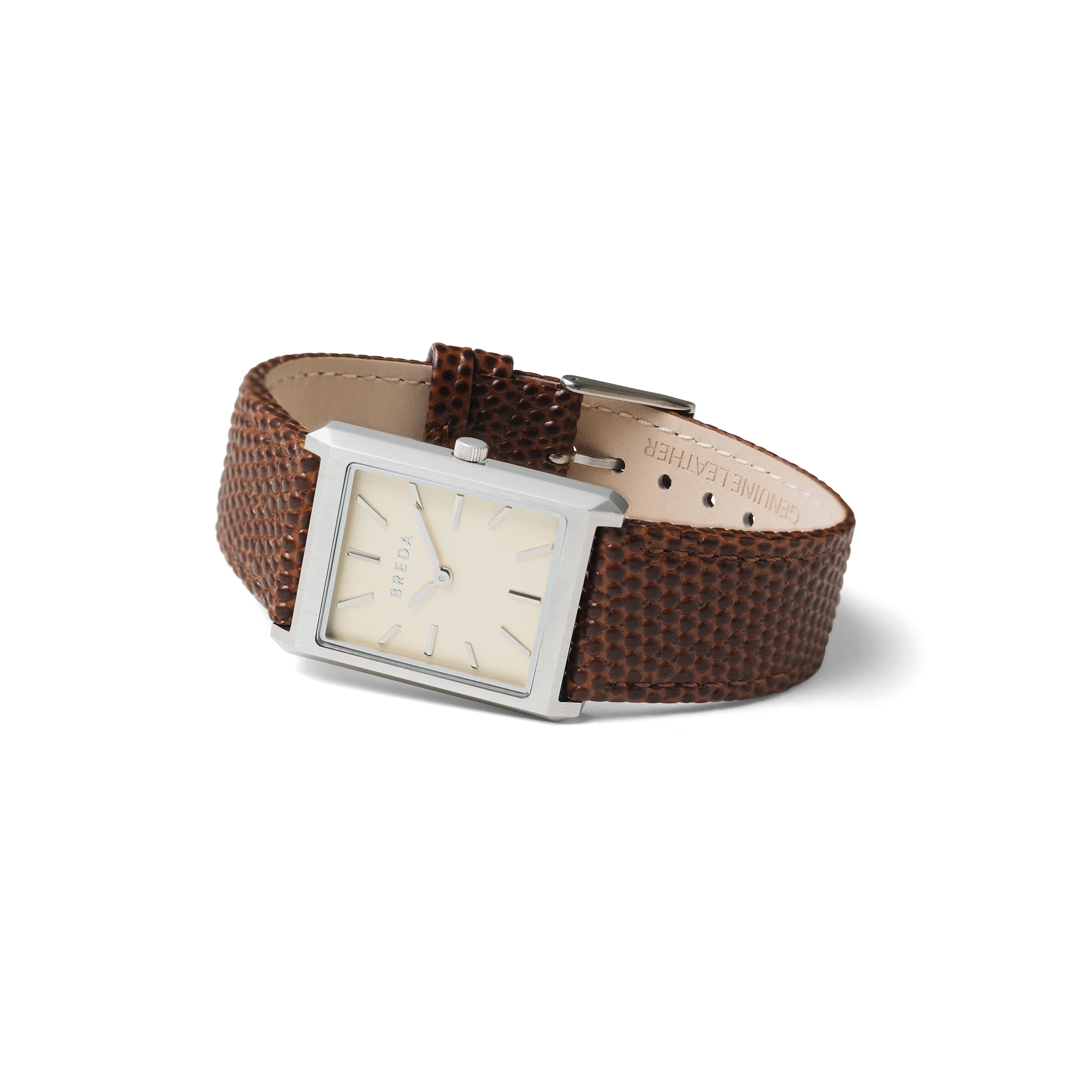 Virgil (Lizard Embossed) - Silver/Brown/Champagne - Image 2